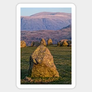 Castlerigg Stone Circle, UK (7) Sticker